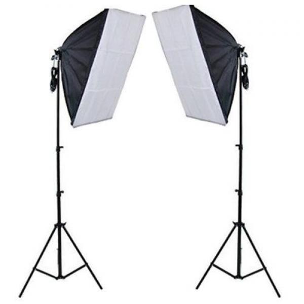 50x70cm Softbox İkili Sürekli Işık Seti Çiftli Youtube Çantalı