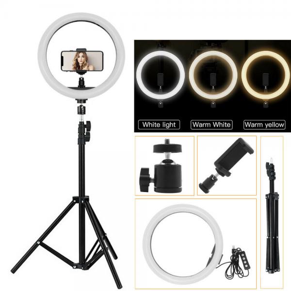 12 inc Ring Light Halka Led Youtube Kuaför Makyaj Make Up kit