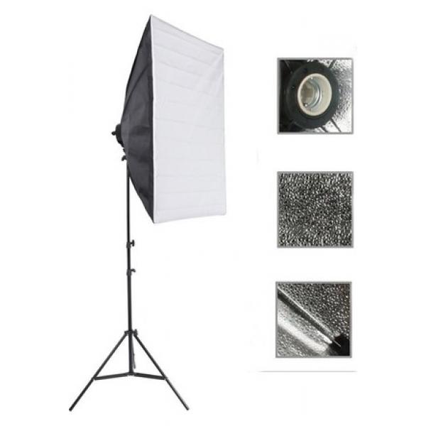 50x70 Softbox Sürekli Video Işık Tek Duyulu